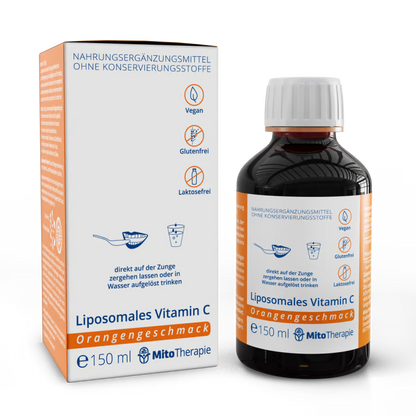 Liposomales Vitamin C – vegan, gepuffert, ohne Konservierungsstoffe - 150 ml