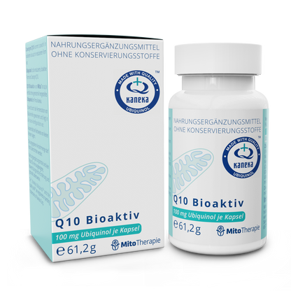 Q10 Bioaktiv - 100 mg Ubiquinol je Kapsel – 90 Kapseln