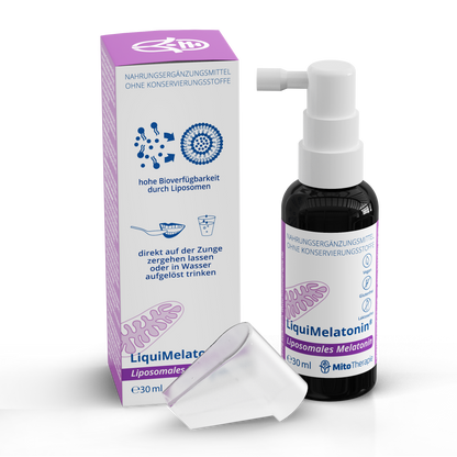 LiquiMelatonin® – liposomales Einschlafspray – vegan, 30 ml für 180 Anwendungen