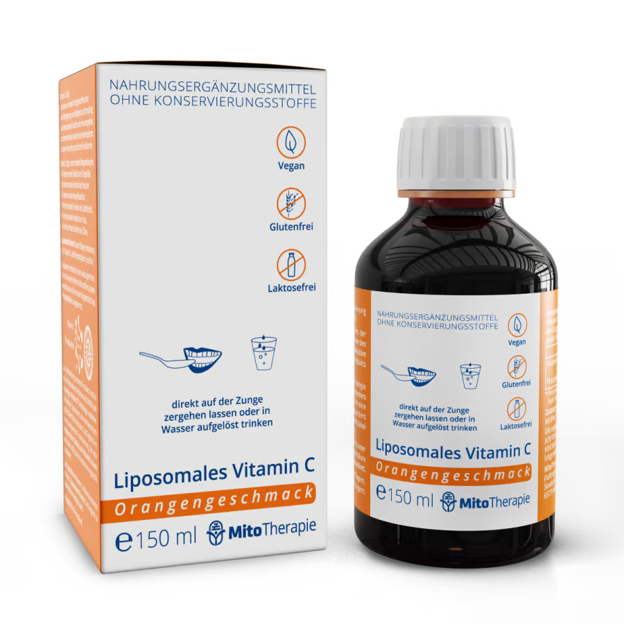 Vitamine C Liposomale - Vegan, Tamponnée, Sans Conservateurs - 150ml 